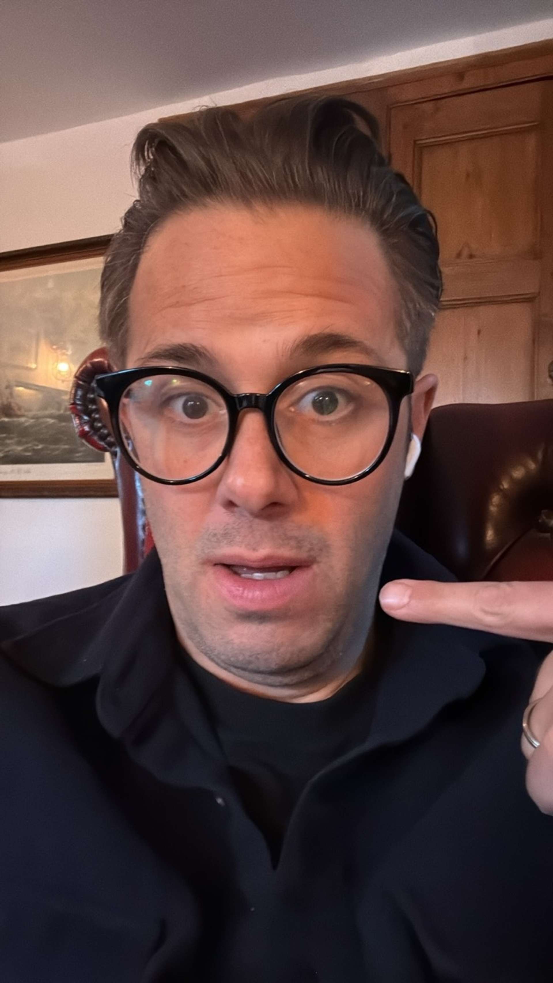 What, no beard?